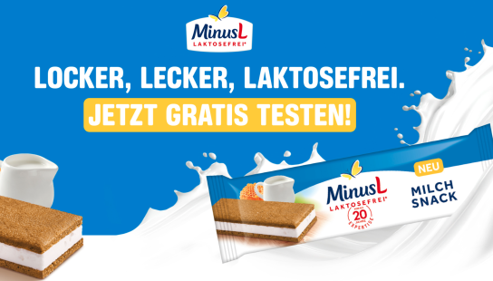 MinusL Milchsnack gratis testen