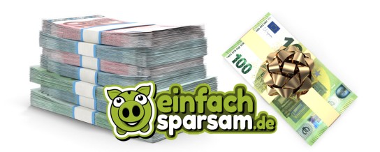 300 € Bargeld Gewinnspiel im August von Einfach-Sparsam.de
