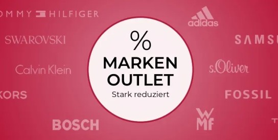 Hohe Rabatte im Outlet-Bereich