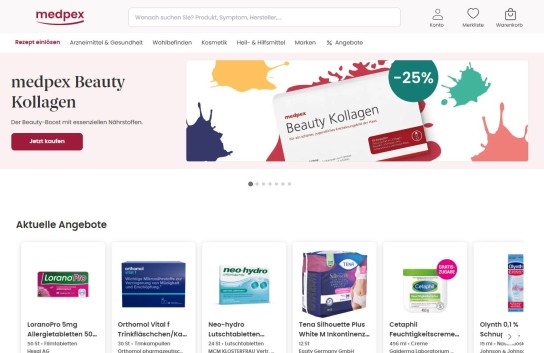 Einfach Bestellung, toller Service, dauerhaft günstige Preise - Das alles findest du bei medpex