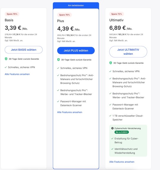 Spare bis zu 72 %&nbsp;Hier findest du aktuelle Spar-Deals! Auf ein 2-Jahres-Paket sparst du aktuell...